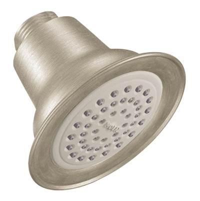 3.38-Inch Single Function Eco-Performance Showerhead, Brushed Nickel by Moen