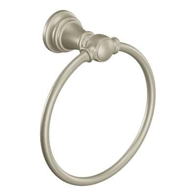 Brushed Nickel Towel Ring by Moen