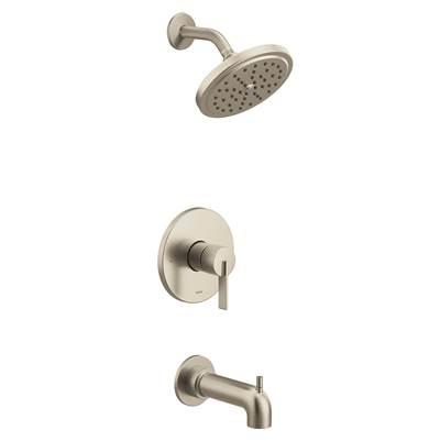 Cia M-CORE 2-Series Eco Performance 1-Handle Tub and Shower Trim Kit in Brushed Nickel (Valve Sold Separately) by Moen