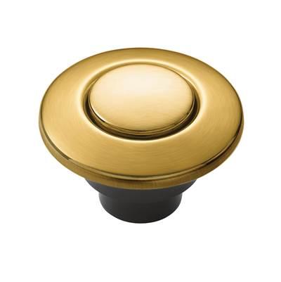 Brushed gold air switch by Moen