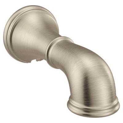 Belfield Replacement Tub Non-Diverter Spout 1/2-Inch Slip Fit Connection, Brushed Nickel by Moen