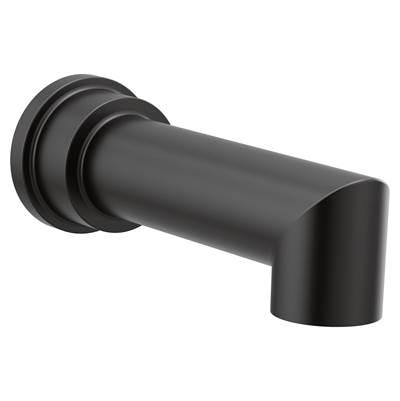 Arris 1/2-Inch Slip Fit Connection Non-Diverting Tub Spout, Matte Black by Moen