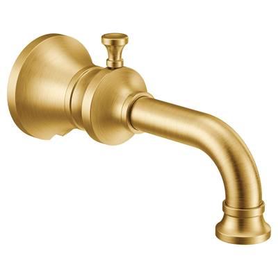 Colinet Traditional Diverter Tub Spout with Slip-fit CC Connection in Brushed Gold by Moen