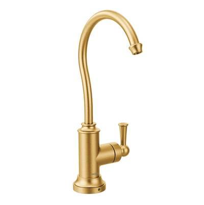 Sip Traditional Cold Water Kitchen Beverage Faucet with Optional Filtration System, Brushed Gold by Moen