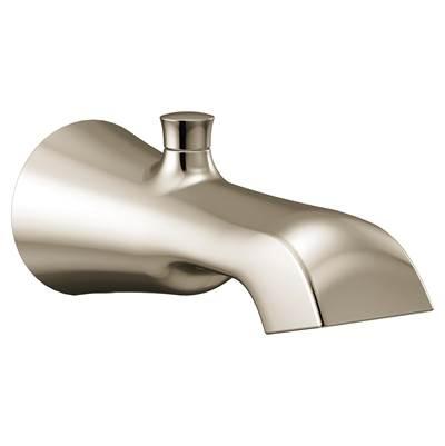 Flara 1/2-Inch Slip Fit Connection Diverter Tub Spout, Polished Nickel by Moen