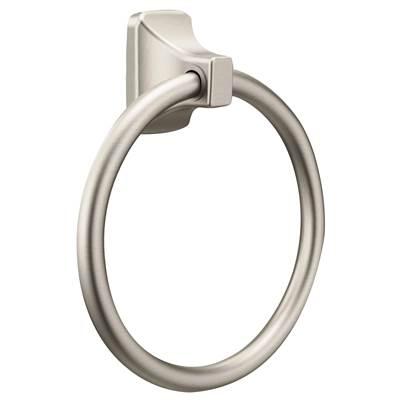 Brushed Nickel Towel Ring by Moen