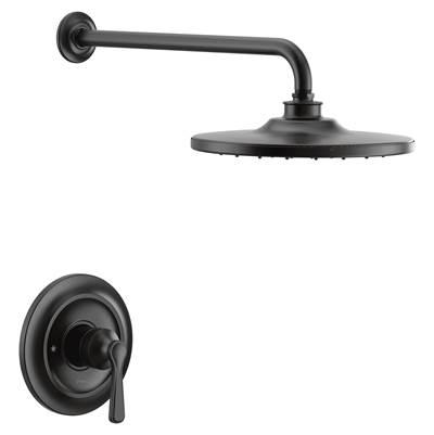 Colinet M-CORE 3-Series 1-Handle Eco-Performance Shower Trim Kit in Matte Black (Valve Sold Separately) by Moen
