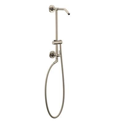 Annex Shower Rail System with 2-Function Diverter in Brushed Nickel (Valve Sold Separately)