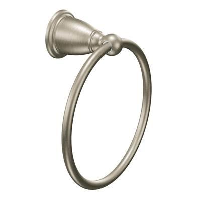 Brushed Nickel Towel Ring by Moen