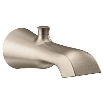 Flara 1/2-Inch Slip Fit Connection Diverter Tub Spout, Brushed Nickel by Moen