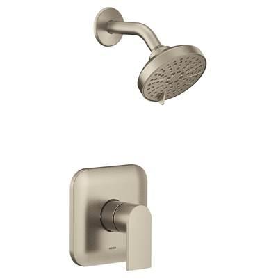 Genta M-CORE 2-Series Eco Performance 1-Handle Shower Trim Kit in Brushed Nickel (Valve Sold Separately) by Moen