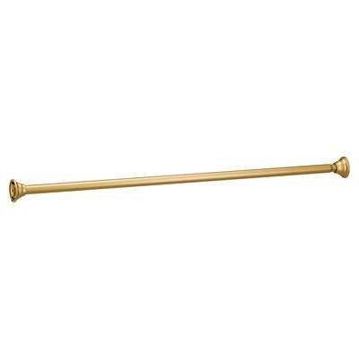 Brushed Gold Tension Rod by Moen