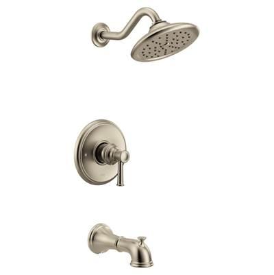 Belfield M-CORE 3-Series 1-Handle Tub and Shower Trim Kit in Brushed Nickel (Valve Sold Separately) by Moen