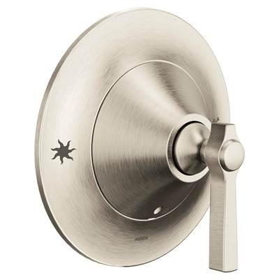 Flara 1-Handle Posi-Temp Valve Trim Kit in Brushed Nickel (Valve Sold Separately) by Moen