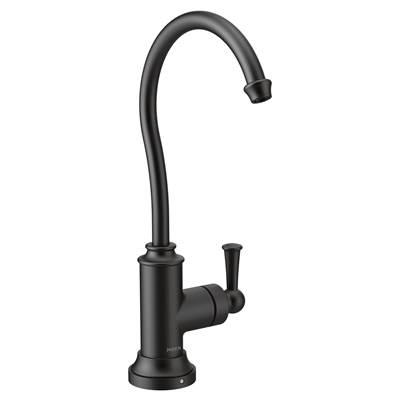 Sip Traditional Cold Water Kitchen Beverage Faucet with Optional Filtration System, Matte Black by Moen