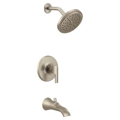 Doux M-CORE 3-Series 1-Handle Eco-Performance Tub and Shower Trim Kit in Brushed Nickel (Valve Sold Separately) by Moen