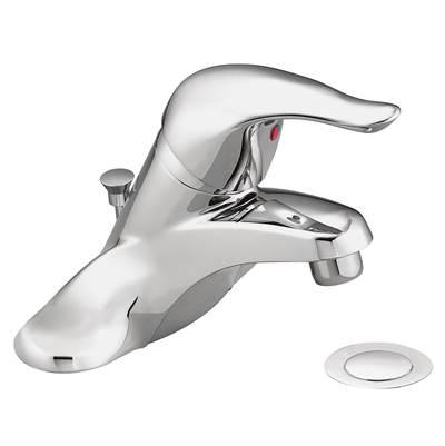Chateau One-Handle Low Arc Bathroom Faucet, Chrome by Moen