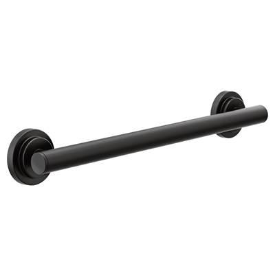 Matte Black 18'' Designer Grab Bar by Moen