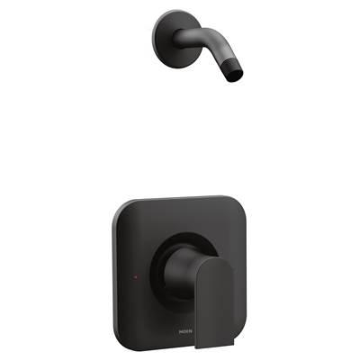 Genta LX Matte Black Posi-Temp Shower Only - No Head by Moen