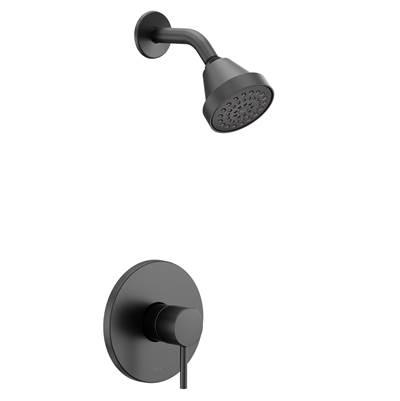 Align M-CORE 2-Series Eco Performance 1-Handle Shower Trim Kit in Matte Black (Valve Sold Separately) by Moen