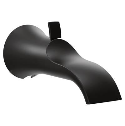 Doux Diverter Tub Spout - Matte Black by Moen