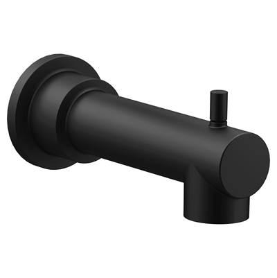 Align Tub Shower Diverter Spout, Matte Black by Moen