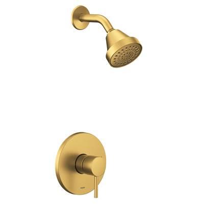 Align M-CORE 2-Series Eco Performance 1-Handle Shower Trim Kit in Brushed Gold (Valve Sold Separately) by Moen