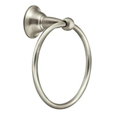 Brushed Nickel Towel Ring by Moen