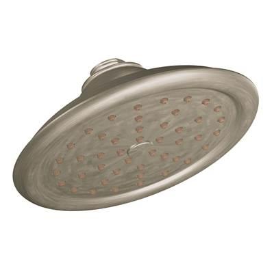 ExactTemp 7'' One-Function Rainshower Showerhead with Immersion Technology at 2.5 GPM Flow Rate, Brushed Nickel by Moen