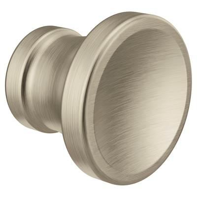 Brushed Nickel Drawer Knob by Moen