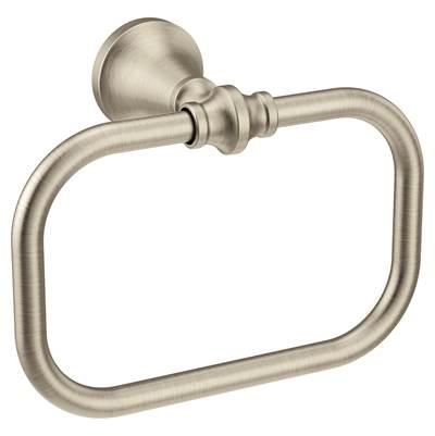 Brushed Nickel Towel Ring by Moen