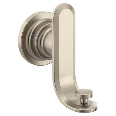 Brushed Nickel Double Robe Hook by Moen