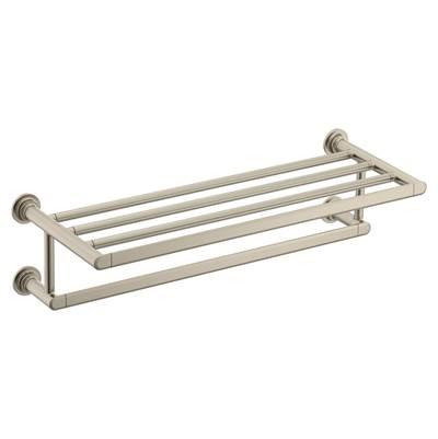 Brushed Nickel Towel Shelf by Moen