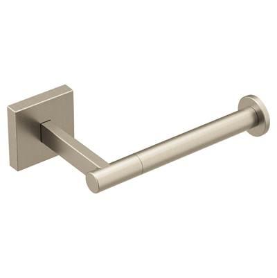 Brushed Nickel Single-Post Paper Holder by Moen