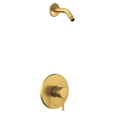 Align M-CORE 2-Series 1-Handle Shower Trim Kit in Brushed Gold (Valve Sold Separately) by Moen