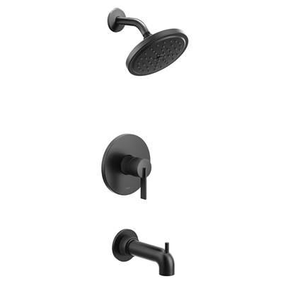 Cia M-CORE 2-Series Eco Performance 1-Handle Tub and Shower Trim Kit in Matte Black (Valve Sold Separately) by Moen