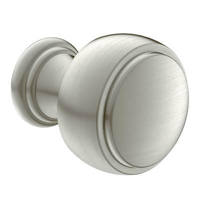 Brushed Nickel Drawer Knob by Moen