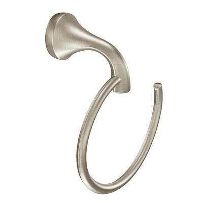 Brushed Nickel Towel Ring by Moen