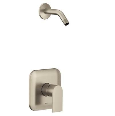 Genta M-CORE 2-Series 1-Handle Shower Trim Kit in Brushed Nickel (Valve Sold Separately) by Moen