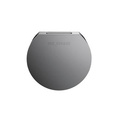 Designer 3 in. Steamhead with AromaTherapy Reservoir in Round Brilliant Black