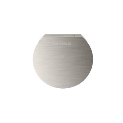 Designer 3 in. Steamhead with AromaTherapy Reservoir in Round Brushed Nickel