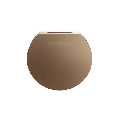 Designer 3 in. Steamhead with AromaTherapy Reservoir in Round Nouveau Bronze by Mr. Steam