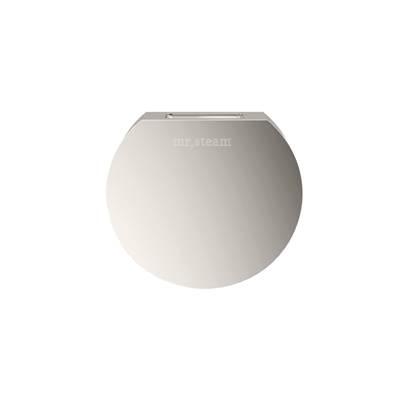Designer 3 in. Steamhead with AromaTherapy Reservoir in Round Polished Nickel