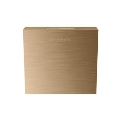 Designer 3 in. Steamhead with AromaTherapy Reservoir in Square Brushed Bronze