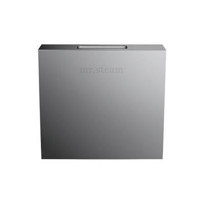 Designer 3 in. Steamhead with AromaTherapy Reservoir in Square Brilliant Black by Mr. Steam