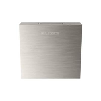 Designer 3 in. Steamhead with AromaTherapy Reservoir in Square Brushed Nickel by Mr. Steam