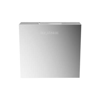 Designer 3 in. Steamhead with AromaTherapy Reservoir in Square Polished Chrome by Mr. Steam