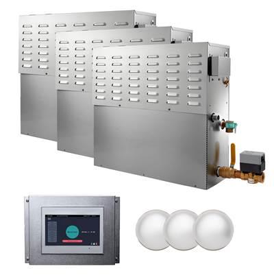 CU 72000-Watt Steam Generator with Integrated Control and Commercial Steamhead by Mr. Steam