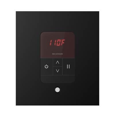 iTempo Square Steam Shower Control and Steamhead in Matte Black