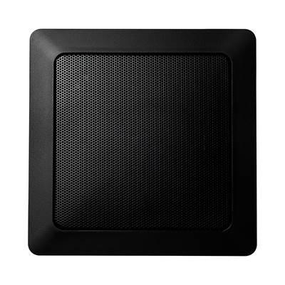 7 in. W. MusicTherapy Speaker in Square Black by Mr. Steam